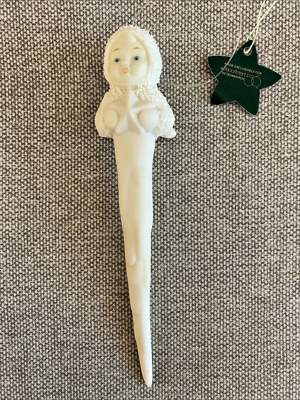 Department 56 Snowbabies “My First Star” Bisque Ornament.